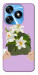 Чехол Flower message для TECNO Spark 10