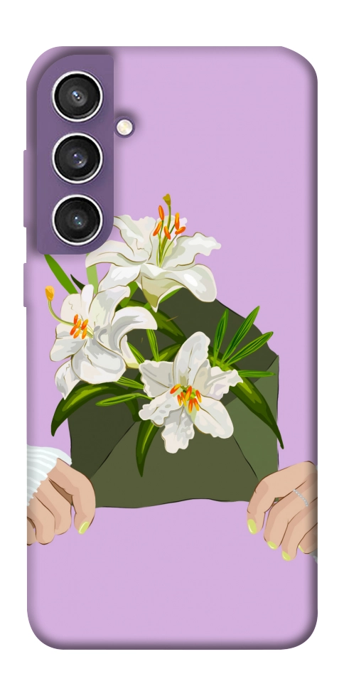 Чехол Flower message для Galaxy S23 FE