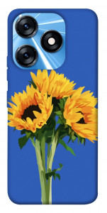 Чехол Bouquet of sunflowers для TECNO Spark 10