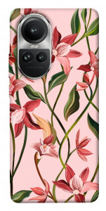 Чехол Floral motifs для Oppo Reno10 Pro