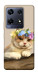 Чехол Cat in flowers для Infinix Note 30 Pro NFC