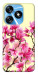 Чехол Цветы сакуры для TECNO Spark 10