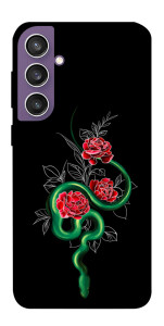 Чохол Snake in flowers для Galaxy S23 FE