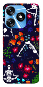 Чохол Yoga skeletons для TECNO Spark 10