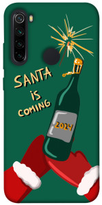 Чехол Santa is coming для Xiaomi Redmi Note 8 2021