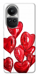 Чехол Heart balloons для Oppo Reno10 Pro