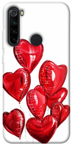 Чехол Heart balloons для Xiaomi Redmi Note 8 2021