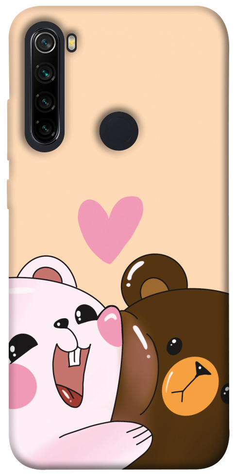 Чехол Медвежата для Xiaomi Redmi Note 8 2021
