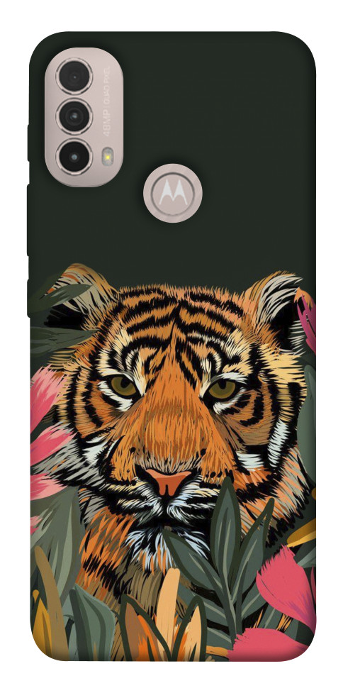 Чохол Намальований тигр для Motorola Moto E30