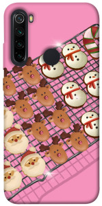 Чехол Рождественское печенье для Xiaomi Redmi Note 8 2021