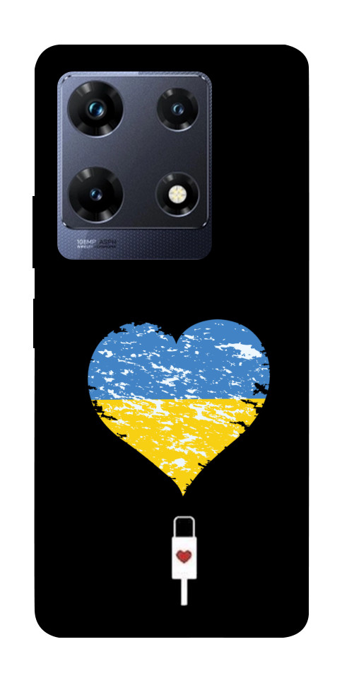 Чехол З Україною в серці для Infinix Note 30 Pro NFC