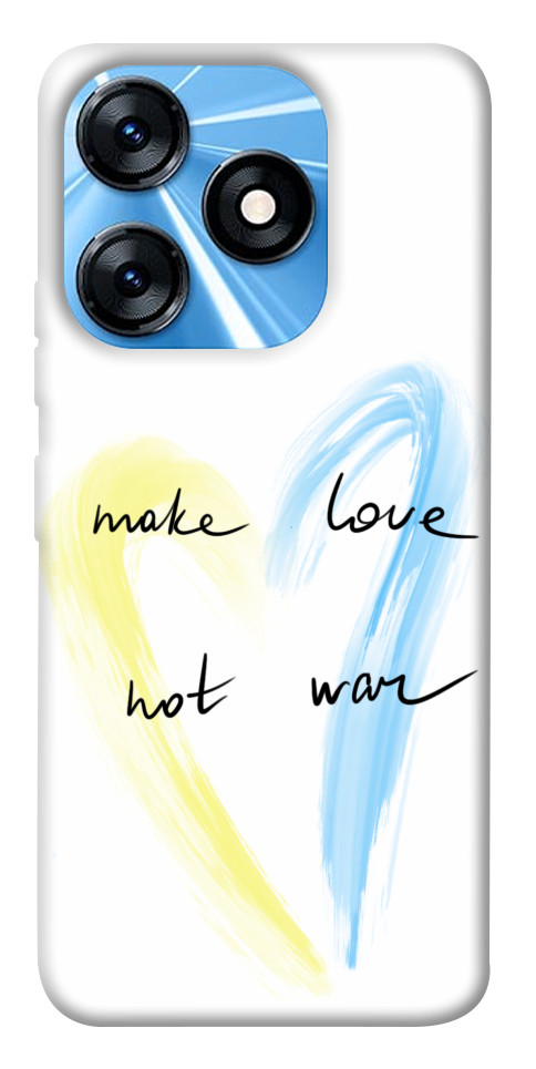 Чехол Make love not war для TECNO Spark 10