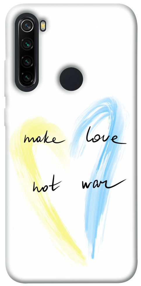 Чохол Make love not war для Xiaomi Redmi Note 8 2021