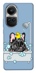 Чехол Dog in shower для Oppo Reno10 Pro