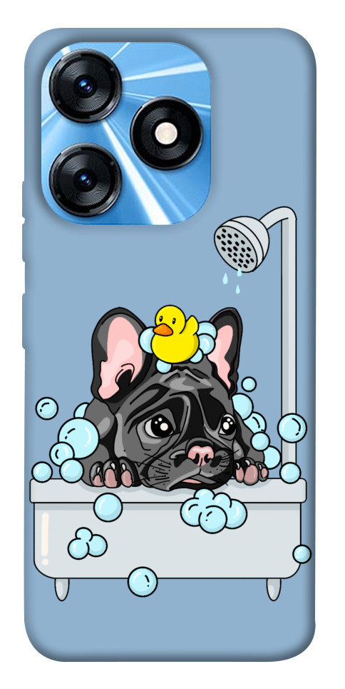 Чохол Dog in shower для TECNO Spark 10