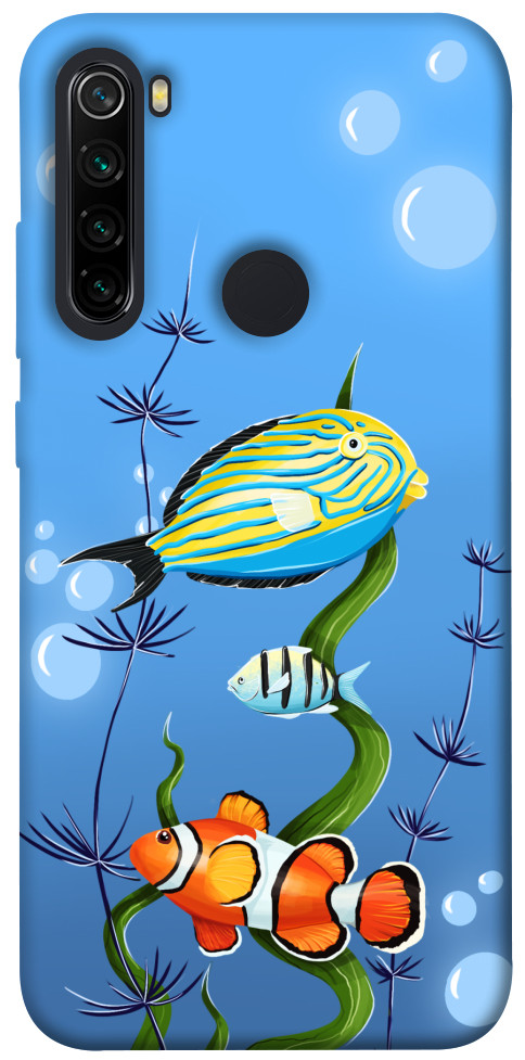 Чехол Коралловые рыбки для Xiaomi Redmi Note 8 2021