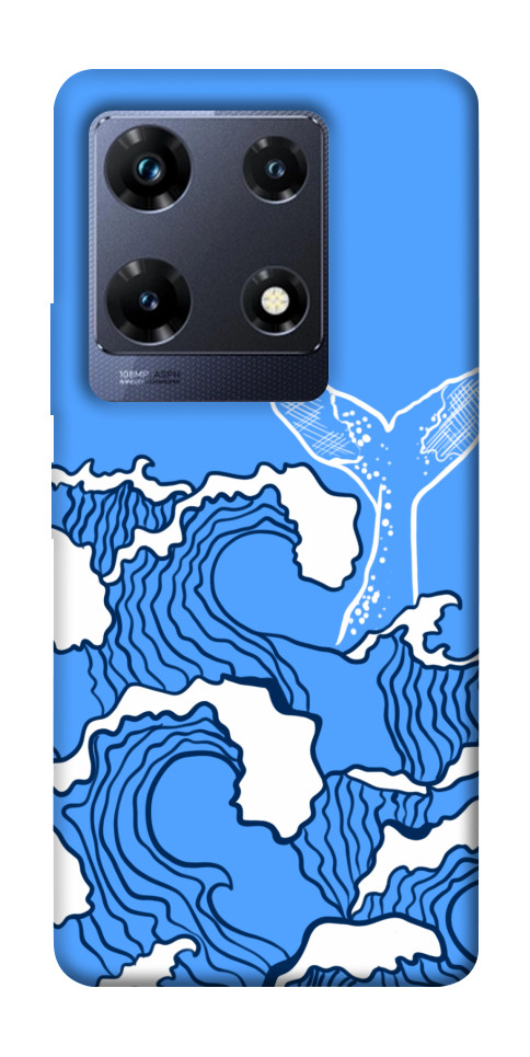 Чохол Блакитний кит для Infinix Note 30 Pro NFC