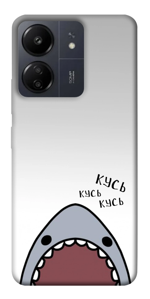 Чехол Акула кусь кусь для Xiaomi Redmi 13C