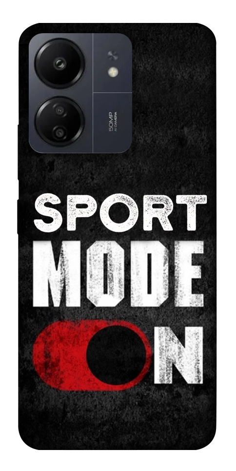 Чехол Sport mode on для Xiaomi Redmi 13C