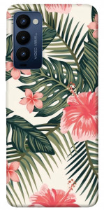 Чехол Tropic flowers для TECNO Camon 18