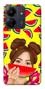 Чехол Watermelon girl для Xiaomi Redmi 13C