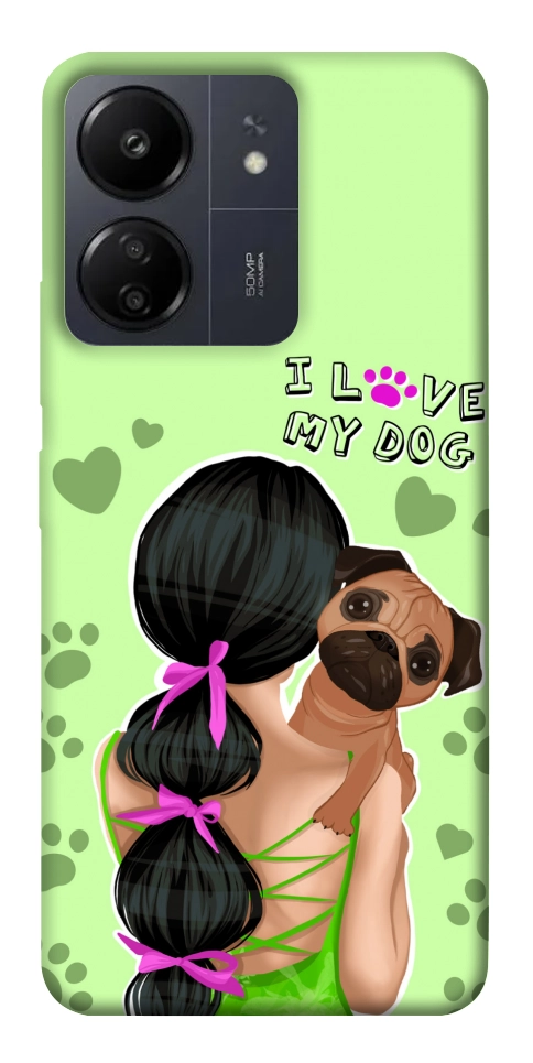 Чохол Love my dog для Xiaomi Redmi 13C