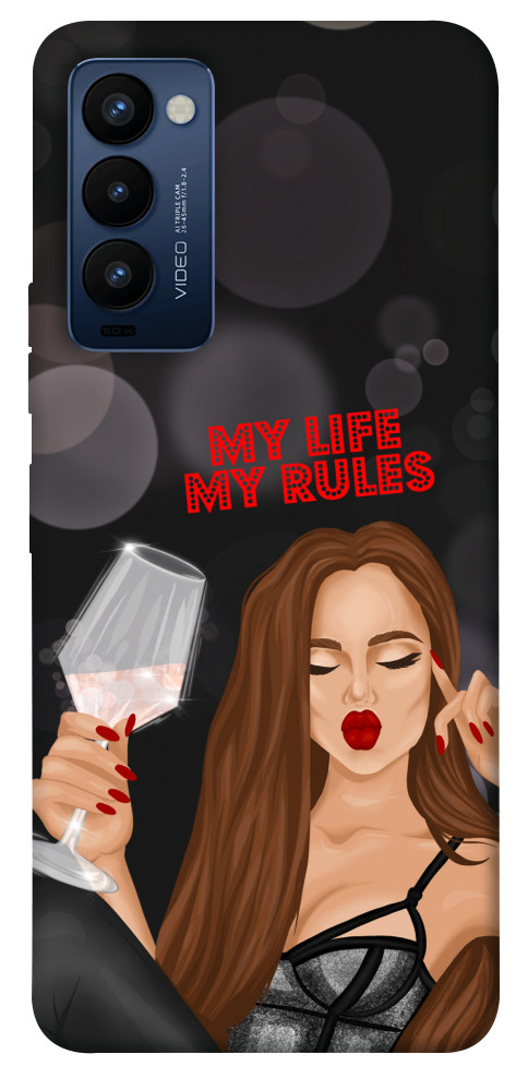 Чехол My life my rules для TECNO Camon 18