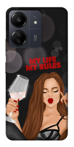 Чехол My life my rules для Xiaomi Redmi 13C