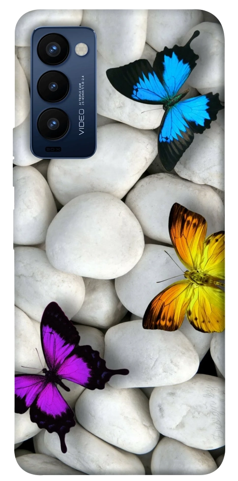 Чехол Butterflies для TECNO Camon 18