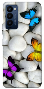 Чехол Butterflies для Tecno Camon 18 P