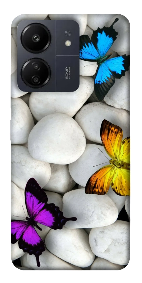 Чехол Butterflies для Xiaomi Redmi 13C