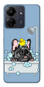 Чехол Dog in shower для Xiaomi Redmi 13C