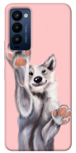 Чохол Cute dog для Tecno Camon 18 P