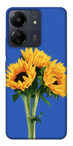 Чехол Bouquet of sunflowers для Xiaomi Redmi 13C