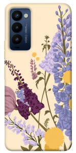 Чохол Flowers art для Tecno Camon 18 P