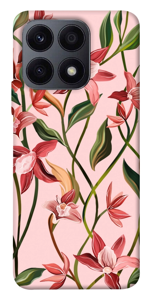 Чехол Floral motifs для Huawei Honor X8a