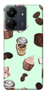 Чехол Coffee and sweets для Xiaomi Redmi 13C