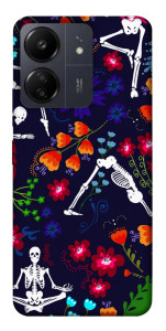 Чохол Yoga skeletons для Xiaomi Redmi 13C