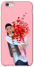 Чохол Дівчина з квітами для iPhone 6