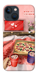 Чехол Пицца на двоих для iPhone 13 mini