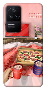 Чехол Пицца на двоих для Xiaomi Poco F4 5G