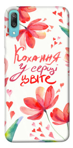 Чехол Кохання у серці цвіте для Huawei Y6 Pro (2019)