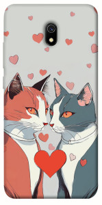 Чехол Коты и сердце для Xiaomi Redmi 8a