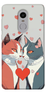 Чехол Коты и сердце для Xiaomi Redmi Note 4X