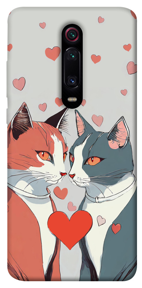 Чехол Коты и сердце для Xiaomi Mi 9T