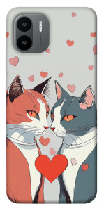Чехол Коты и сердце для Xiaomi Redmi A1