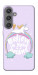 Чехол Believe in your dreams unicorn для Galaxy S24