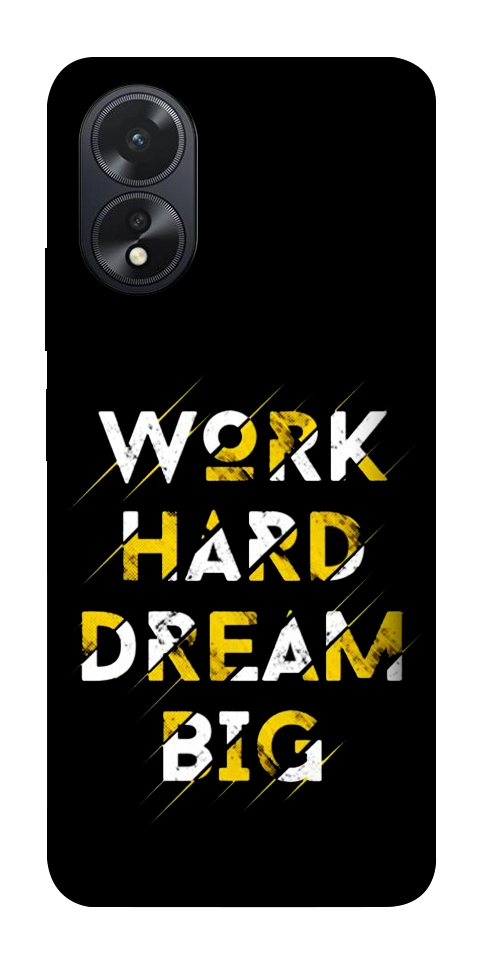 Чехол Work hard для Oppo A38