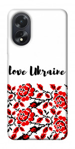 Чехол Love Ukraine для Oppo A38