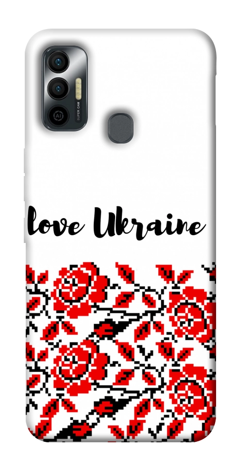 Чохол Love Ukraine для TECNO Spark 7